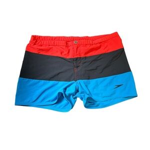 Speedo Men’s Colorblock Swim Shorts Size Large